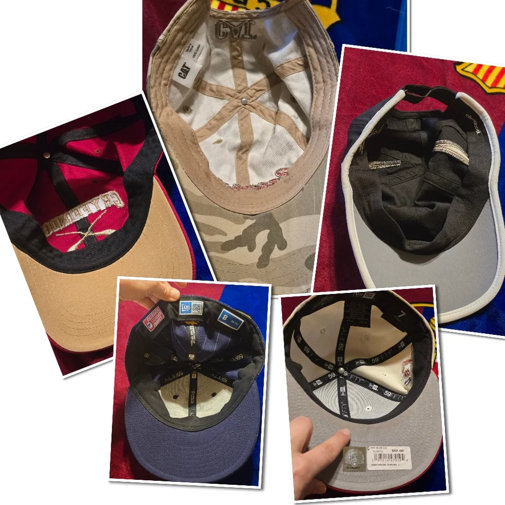 Lot Of 10 Hats/ball Caps Unisex